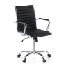 Chaise bureau design Vogue, Structure chromée, dossier bas