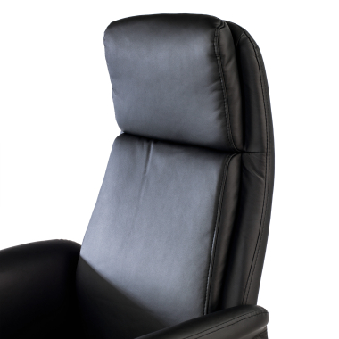 fauteuil de bureau noir king simil cuir accoudoirs rembourres 6