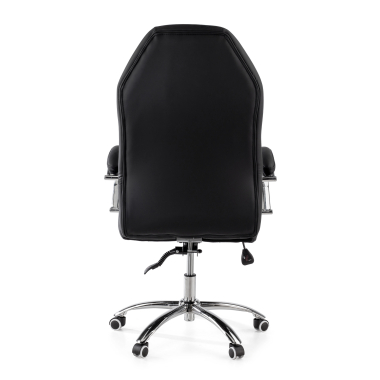 fauteuil de bureau noir pioneer simil cuir accoudoirs rembourres 7