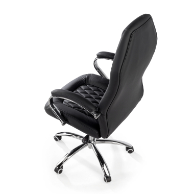 fauteuil de bureau noir pioneer simil cuir accoudoirs rembourres 8