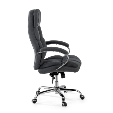 fauteuil de bureau noir harmony tissu accoudoirs rembourres 7