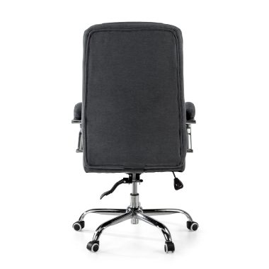 fauteuil de bureau noir harmony tissu accoudoirs rembourres 6