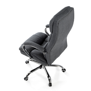 fauteuil de bureau noir harmony tissu accoudoirs rembourres 8