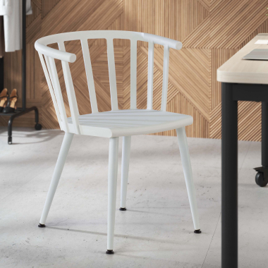 chaise de conference blanc ember plastique sans accoudoirs 2