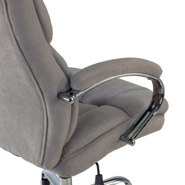 fauteuil de bureau gris harmony tissu accoudoirs rembourres 5