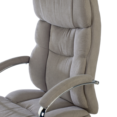 fauteuil de bureau gris harmony tissu accoudoirs rembourres 4