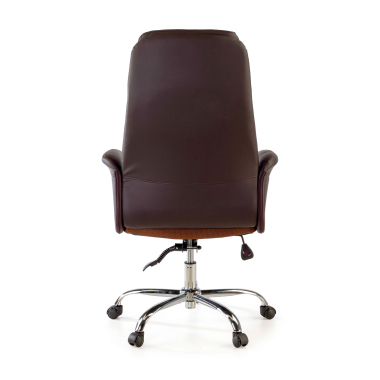 fauteuil de bureau marron king simil cuir accoudoirs rembourres 7
