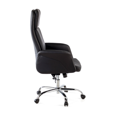 fauteuil de bureau noir king simil cuir accoudoirs rembourres 4