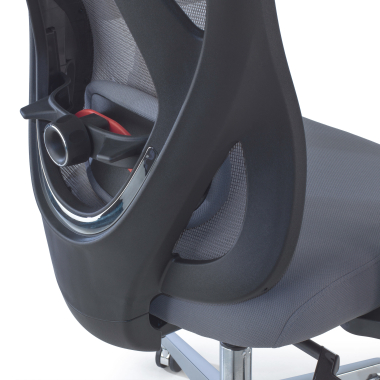 chaise ergonomique gris matrix maille accoudoirs mobiles soutien lombaire appui tete 5