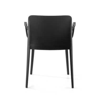 chaise de conference noir loop plastique accoudoirs fixes 7