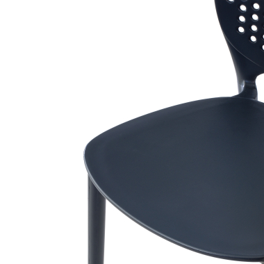 chaise de conference anthracite tango plastique sans accoudoirs 8