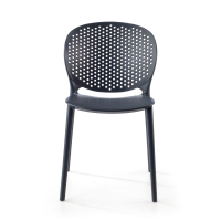 Chaise restauration pour extérieur Tango, en polypropylène renforcé