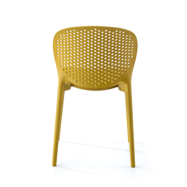chaise de conference jaune tango plastique sans accoudoirs 6