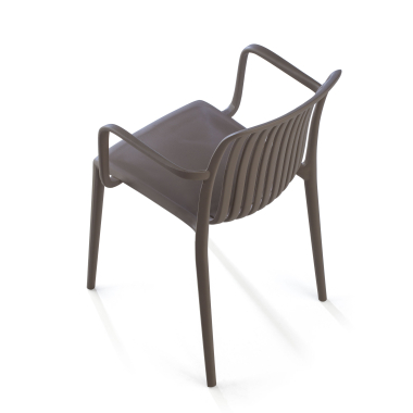 chaise de conference gris omnia plastique accoudoirs fixes 6