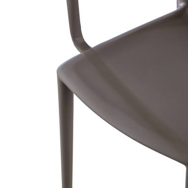 chaise de conference gris omnia plastique accoudoirs fixes 8