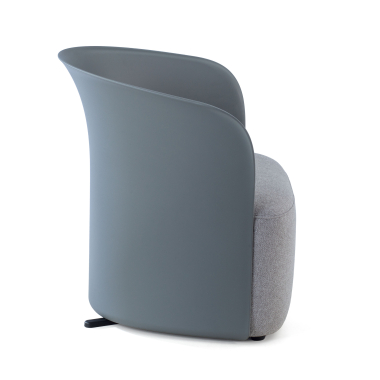 chaise salle d attente gris duomo tissu accoudoirs fixes 4