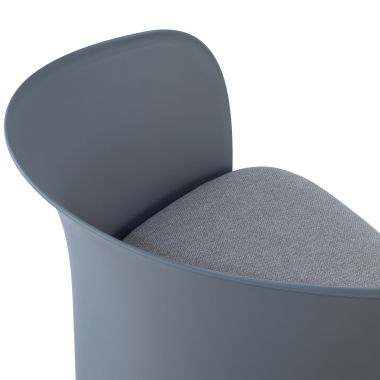 chaise salle d attente gris duomo tissu accoudoirs fixes 5