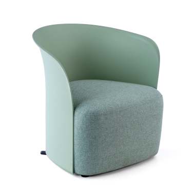 chaise salle d attente vert duomo tissu accoudoirs fixes 1