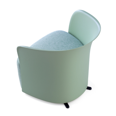 chaise salle d attente vert duomo tissu accoudoirs fixes 6