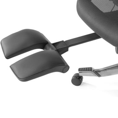 chaise ergonomique noir erghos x4 pro maille accoudoirs reglables 6d double soutien lombaire appui tete repose pieds extensible 14