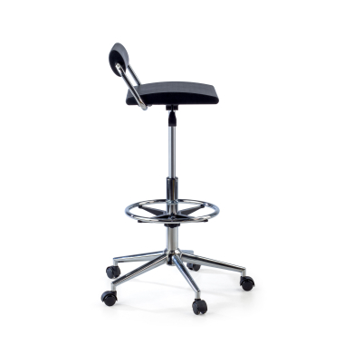 tabouret datelier et de laboratoire noir sans bras plastique sans accoudoirs 5