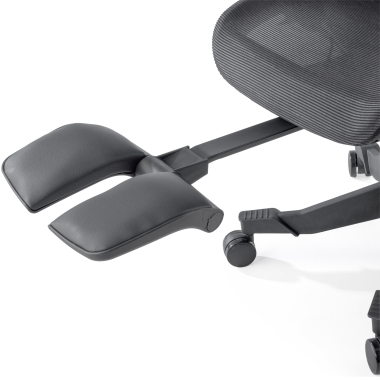chaise ergonomique noir erghos x1 maille accoudoirs reglables 3d double soutien lombaire appui tete 7