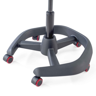 tabouret ergonomique noir irest simil cuir sans accoudoirs 6