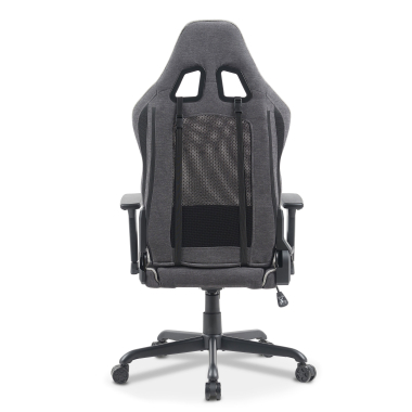 chaise gaming gris breeze tissu accoudoirs mobiles coussin appuie tete appui tete 8