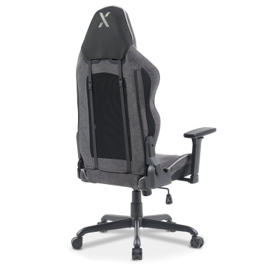 chaise gaming gris breeze tissu accoudoirs mobiles coussin appuie tete appui tete 10