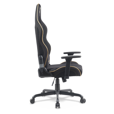 chaise gaming noir breeze tissu accoudoirs mobiles coussin appuie tete appui tete 6