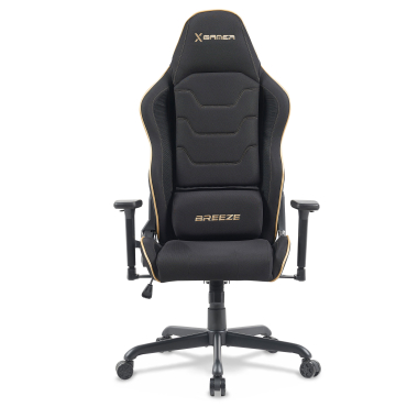 chaise gaming noir breeze tissu accoudoirs mobiles coussin appuie tete appui tete 4