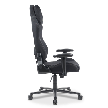 chaise gaming noir vital tissu accoudoirs mobiles coussin appuie tete appui tete 7