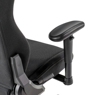 chaise gaming noir vital tissu accoudoirs mobiles coussin appuie tete appui tete 6