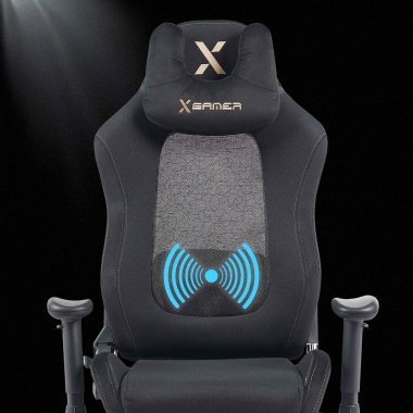 chaise gaming noir vital tissu accoudoirs mobiles coussin appuie tete appui tete 8