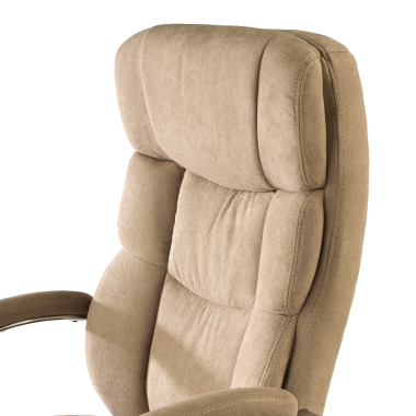 fauteuil de bureau beige harmony tissu accoudoirs rembourres 6
