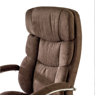 fauteuil de bureau marron harmony tissu accoudoirs rembourres 6