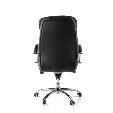 fauteuil de bureau noir atenas simil cuir accoudoirs rembourres 8