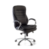 Fauteuil de bureau Atenas, en Acier et Cuir