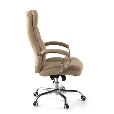 fauteuil de bureau beige harmony tissu accoudoirs rembourres 7