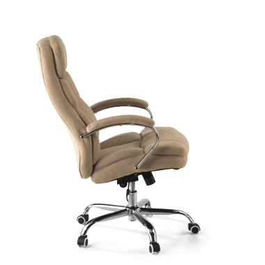 fauteuil de bureau beige harmony tissu accoudoirs rembourres 4
