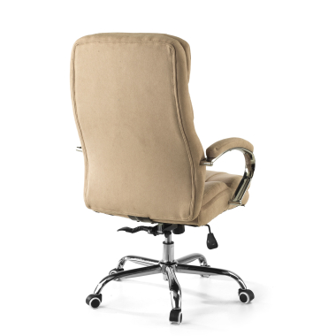fauteuil de bureau beige harmony tissu accoudoirs rembourres 10