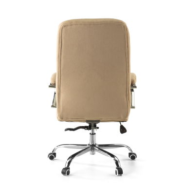 fauteuil de bureau beige harmony tissu accoudoirs rembourres 9