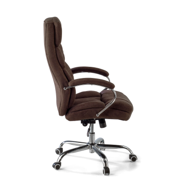 fauteuil de bureau marron harmony tissu accoudoirs rembourres 9