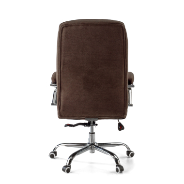 fauteuil de bureau marron harmony tissu accoudoirs rembourres 8