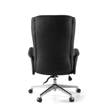 fauteuil de bureau noir ankara simil cuir accoudoirs rembourres 9
