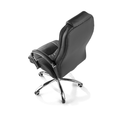 fauteuil de bureau noir adana simil cuir accoudoirs rembourres 9