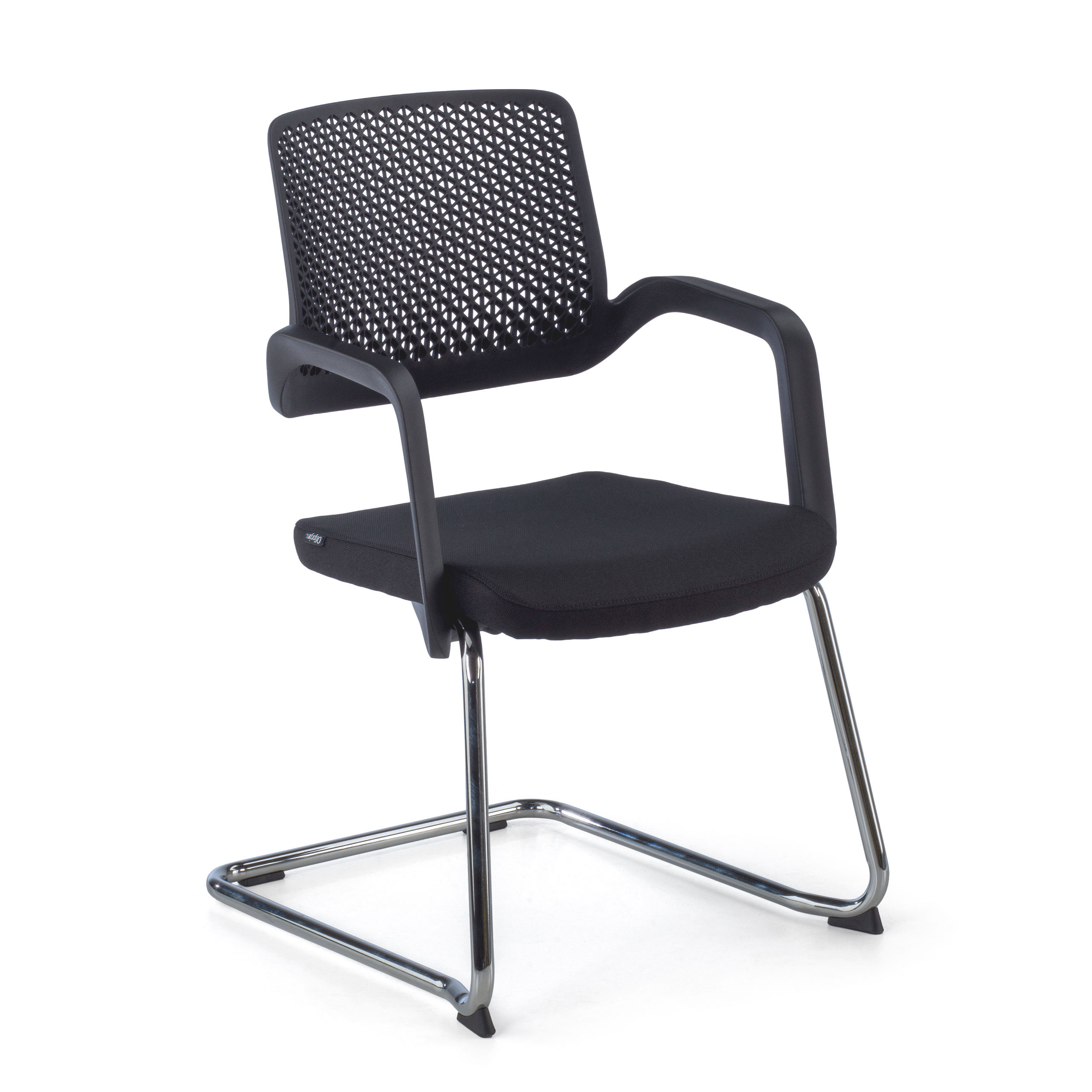 Chaise de Conférence rembourrée avec Accoudoirs Basel