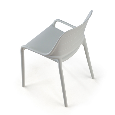 chaise de conference blanc sans bras plastique sans accoudoirs 10