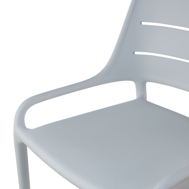 chaise de conference blanc sans bras plastique sans accoudoirs 6