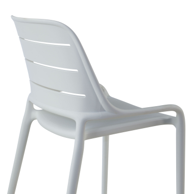 chaise de conference blanc sans bras plastique sans accoudoirs 4
